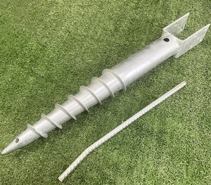 Vite messa a terra in acciaio da fondazione a vite di terra <span class=keywords><strong>punte</strong></span> di terra per recinzione in <span class=keywords><strong>legno</strong></span> palo di ancoraggio - Product Image 4