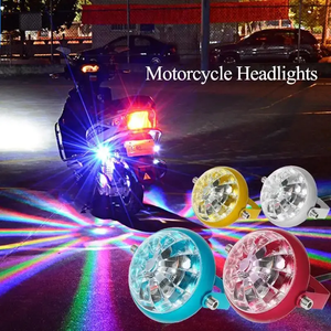 Đèn pha xe máy Led Moto Đèn tín hiệu lái xe Đèn nhấp nháy Phụ kiện trang trí Xe tải Đèn sương mù nhiều màu sắc Phụ kiện đèn pha - Product Image 4