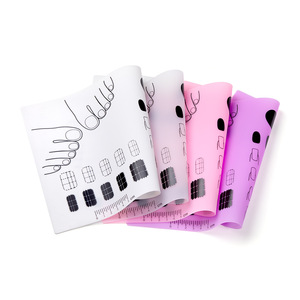 Alfombrilla de Silicona para Práctica de Arte de Uñas, Guí<span class=keywords><strong>a</strong></span> de Escultura Acrílica, Lámina de Entrenamiento de Uñas, Almohadilla de Silicona para <span class=keywords><strong>Manicura</strong></span> para Técnicos de Salón de Uñas - Product Image 6