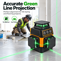 Niveau laser vert ZhonNa 12 lignes, auto-nivelant, haute précision, pour alignement de roues de pneus, instrument de détection laser, équipement de test