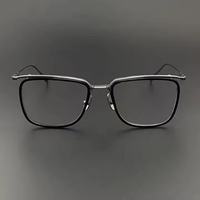 Vente en gros d'usine, monture de lunettes de lecture classique noire personnalisable pour hommes et femmes, visage en diamant, verre optique correcteur optiquement