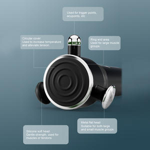 Pistol Pijat Mini Tanpa Kabel Profesional dengan Pemanas - Relaksasi Otot Jaringan Dalam & Pereda Nyeri Tubuh, Alat Pijat Perkusi Portabel - Product Image 4