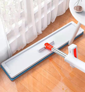 WS434 mocio piatto per allungamento addensato da <span class=keywords><strong>50cm</strong></span> <span class=keywords><strong>Mop</strong></span> per lavaggio a mani libere bagnato e asciutto risparmia sforzo <span class=keywords><strong>Mop</strong></span> rotante a 360 gradi - Product Image 5