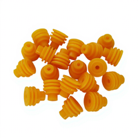 Bouchon de protection en silicone souple à clipser pour câbles, prix usine, personnalisable, pour une protection optimale des câblages
