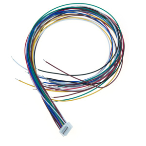 Faisceau de câbles personnalisé avec connecteur DF50S-20S-1C à pas de 1,0 mm et 20 broches, câble à extrémité unique 28AWG pour véhicule électrique - Product Image 5