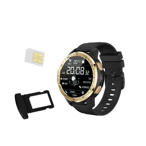 2022 Round Face Touch 2 In 1 Smar Watch Earphone 4G Smart Watch Big Screen Android That Can I Insert Sim
