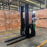 Empileur de palettes à batterie lithium VSM 1.2t-2t Série X, à commande piétonne ou en position debout, avec moteur PMS haute puissance 48V, CDD20-XT1-SI