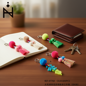 Llavero redondo de PVC, bonito llavero hecho a mano, regalo para bolso o cartera, accesorio 47760 - Product Image 2