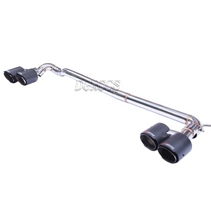 Accesorios Exteriores para Modificación de Tubo de Escape de Fibra de Carbono Scorpio de Doble Cara y Cuatro Salidas para A3 S3 Three Box - Product Image 4