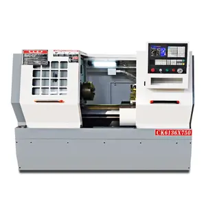 Ck6136 rel panduan Linear tugas berat otomatis bangku CNC bubut presisi tinggi