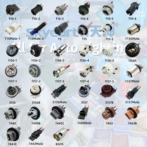7443 T20 หลอดไฟ LED ซ็อกเก็ตอะแดปเตอร์สายไฟเชื่อมต่อปลั๊กตัวผู้สำหรับไฟเลี้ยวไฟเบรคซ่อมดัดแปลง - Product Image 5