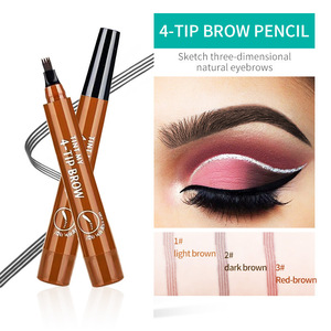 Lápiz de Cejas 3D a Prueba de Agua con Punta de 4 Puntas, Lápiz de Cejas Líquido Mineral a Prueba de Sudor para un Maquillaje Natural Mate - Product Image 5