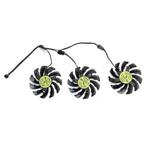 Ventilador de Radiador 3FAN 75MM 4-pin T128010SU PLD08010S12HH para GIGABYTE GTX960 GTX970 GTX980 <span class=keywords><strong>GTX</strong></span> 980TI <span class=keywords><strong>760</strong></span> 670 580 R9 290X - Product Image 5