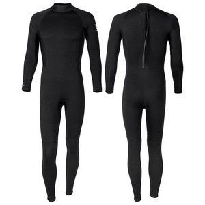 Combinaison de plongée en néoprène 3 mm pour homme, idéale pour le surf et la natation, anti-froid, anti-méduse, avec logo frontal, pour eaux chaudes et froides - Product Image 2