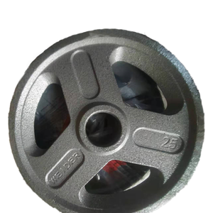 Plaque d'haltères de Fitness en fonte de qualité supérieure personnalisée professionnelle accepte le Logo personnalisé pour l'accessoire d'équipement de Fitness de musculation - Product Image 5