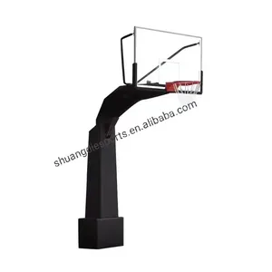 סגנון חדש זרוע הארכה של 2 מטר מותקן רצפה קבוע מעמד חישוק כדורסל פנימי עבור שער כדורסל חיצוני