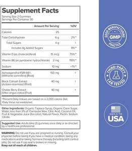 Suplementos naturales de la menopausia de la etiqueta privada para las mujeres Equilibrio hormonal Gummies PMS Gummies - Product Image 5