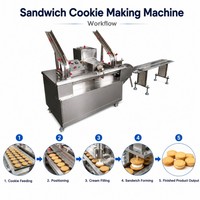 Machine à biscuits sandwichs automatique haute performance pour la fabrication de mini-biscuits commerciaux