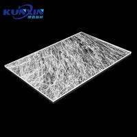 Vente en gros de panneaux muraux décoratifs en plastique Perspex texturé fumé de 3 mm, 5 mm, 6 mm, plaque acrylique personnalisée