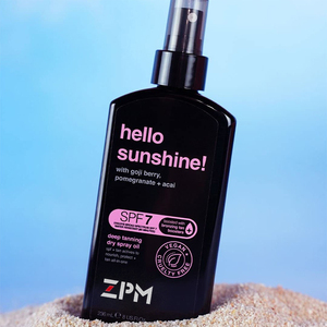 SPF 7 Deep Dry Spray abbronzante arricchita con olio abbronzante abbronzante per rafforzare gli attivi nutre profondamente la pelle Vegan Cruelty Free - Product Image 2
