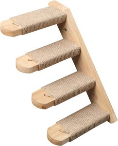 Structure d'escalade murale, quatre points d'ancrage avec griffoir, adaptée aux plateformes d'habitat - Product Image 1