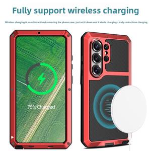 Étui de téléphone hybride en aluminium TPU PC étanche à l'eau et à la poussière, résistant aux chocs pour <span class=keywords><strong>Samsung</strong></span> S26 S26 Ultra Plus, couverture intégrale anti-chute - Product Image 4