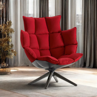 Chaise du milieu du siècle en cuir de luxe de style moderne cadre en bois de teck massif meubles de salon chaises en bois meubles