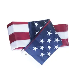 Harga terbaik 3'X5' bendera negara bordir Usa tahan air Amerika