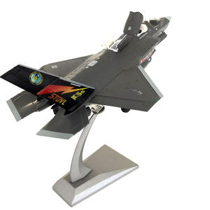 Modèle d'avion militaire en métal moulé sous pression à l'échelle 1/72 de l'US <span class=keywords><strong>F</strong></span>-<span class=keywords><strong>35</strong></span> <span class=keywords><strong>Lightning</strong></span> Air Force moderne pour la décoration de la maison - Product Image 4