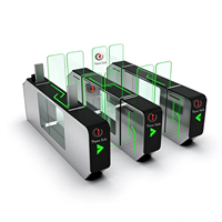 Tourniquets E-Gate entièrement automatiques prenant en charge plusieurs dispositifs de reconnaissance, conception fiable anti-collision pour les aéroports