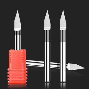 High Precision 3.175mm Tungsten Steel <strong>Engraving</strong> Bit Flat Bottom Pointed Tip OEM Customizable Al-Mg-Ag Coating Lettering <strong>Tool</strong> - Product Image 3