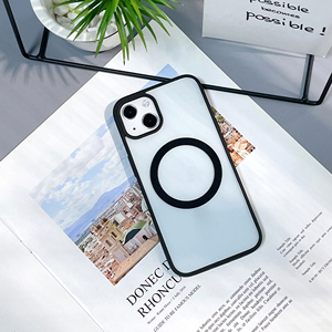 Mạ Điện Trong Suốt Trường Hợp Không Dây Từ Trường Hợp Điện Thoại TPU Vỏ Mềm Trường Hợp Đối Với iPhone 15 14 13 Pro Max - Product Image 2