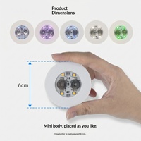 Autocollants lumineux LED pour verres en EVA, sous-verres lumineux, supports de bouteilles clignotants, accessoires de divertissement pour bars et boîtes de nuit