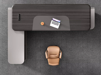 2024 luxe moderne président Table de bureau grand bureau patron travail ordinateur bureau L forme meubles commerciaux