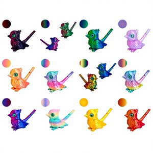 Gzyuyou Juguete de Silbato de Pájaro Animal Impreso en 3D de PLA para Niños de 12+ Años, Activado por Agua, Cambiador de Sonido, Adorno Colorido para Escritorio/Hogar - Product Image 4