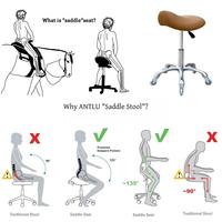 Tabouret ergonomique à siège divisé pour chaise de bureau, favorisant une meilleure posture, idéal pour le télétravail et l'équipement de bureau