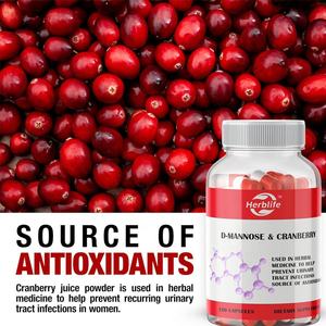 Cápsulas de manosa OEM D con arándano de alta potencia para soporte de vejiga renal y tracto urinario - Product Image 3