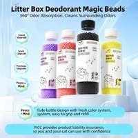 Dolique Compagnon de litière pour chat 300g – Perles désodorisantes anti-odeur au charbon actif pour litière de chat – Vente en gros