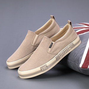 Chaussures décontractées en toile pour hommes 2026 avec semelle intermédiaire en EVA, semelle extérieure en caoutchouc, tige plate monobloc confortable et design tendance - Product Image 2