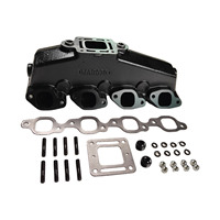 Colector de escape de hierro fundido V8 Big Block para motores marinos XME 9011 de hierro gris