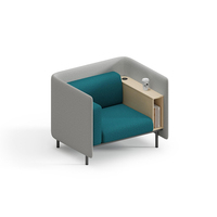 Canapé modulaire de luxe léger, style nordique moderne, à dossier bas ou haut, en cuir PU et tissu, pour réception de bureau commercial