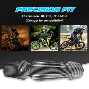 Guardabarros Delantero de Fibra de Carbono para Motocicleta Sur Ron, Protector Modificado para Motocicletas Todoterreno - Product Image 6