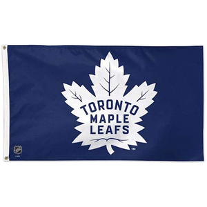 จัดส่งรวดเร็ว ธงทีม NHL ออกแบบพิมพ์ลายตามสั่ง ทีมโตรอนโต เมเปิลลีฟส์ - Product Image 2
