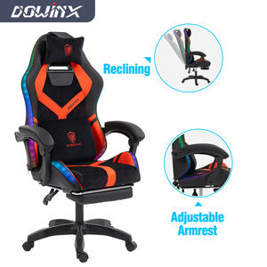 <span class=keywords><strong>2025</strong></span> LED 게이머 의자 도매 게임 의자 회전 철 금속 프레임 저렴한 옵션 RGB 빛나는 사무실 회전 의자 - Product Image 3