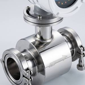 เครื่องวัดการไหลแบบแม่เหล็กชนิด Tri Clamp สำหรับของเหลวที่มีฤทธิ์กัดกร่อน เช่น นมและน้ำผลไม้ - Product Image 6