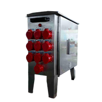 Boîtier de prises extérieur multi-prises robuste, étanche IP54, tension nominale 220/380V, verrouillage multi-facteurs