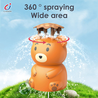 Chengji arroseur d'eau jouet rotatif dessin animé ours en plein air été autres ensembles de jouets d'eau arroseur pelouse jouet pour enfants