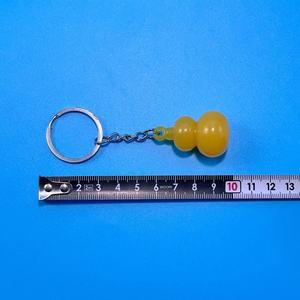 พวงกุญแจ/จี้รูปน้ำเต้าอำพันเทียม R321 - หนึ่งหยวน/ชิ้น (ราคาขายส่ง: สองหยวน/ชิ้น) - Product Image 4