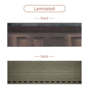 <span class=keywords><strong>Bardeaux</strong></span> <span class=keywords><strong>d</strong></span>'<span class=keywords><strong>asphalte</strong></span> laminés Écorce <span class=keywords><strong>Brun</strong></span> Saut Couleur - Product Image 4