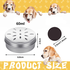 Boîtes d'entraînement olfactif pour chiens <span class=keywords><strong>de</strong></span> 60 ml avec points magnétiques, en aluminium, avec couvercles creux - Product Image 6
